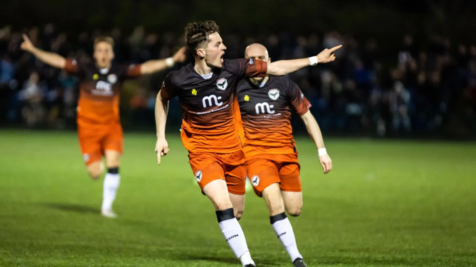 Jack Camarda scores for FC Isle of Man