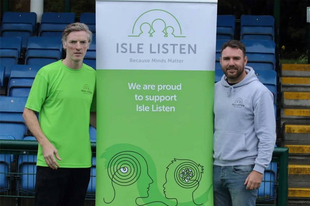 We partner with Isle Listen to start a conversation about male mental health